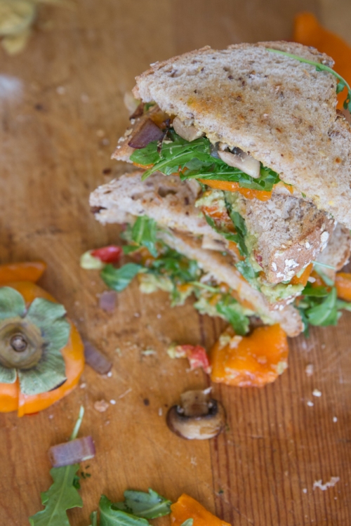 Persimmon Grilled Cheese // Chalkboard Therapy